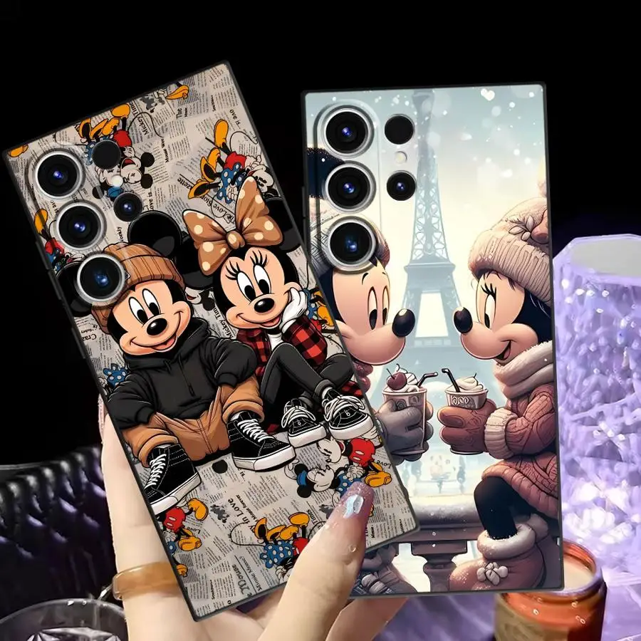 Soft Back Phone Cover Case for Samsung Galaxy S24 Plus S25 Ultra S22 S21 S20 S23 FE S25+ S24+ S9 Disney Mickey Minnie Mouse Soft Back Phone Cover Case for Samsung Galaxy S24 Plus S25 Ultra S22 S21 S20 S23 FE S25+ S24+ S9 Disney Mickey Minnie Mouse