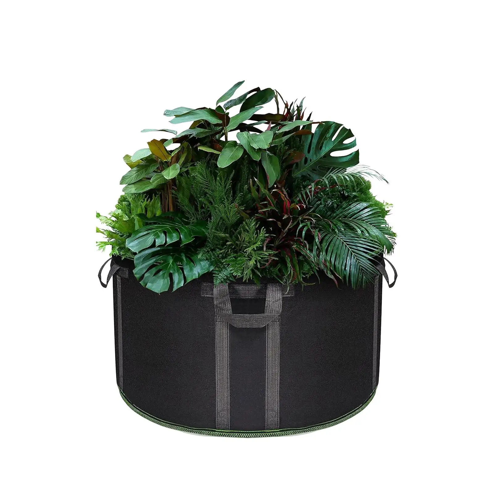 50 Gallon Plant Grow Bag Nonwoven Pot Breathable Reusable Garden Planter for Growing Vegtables and Plants Sturdy