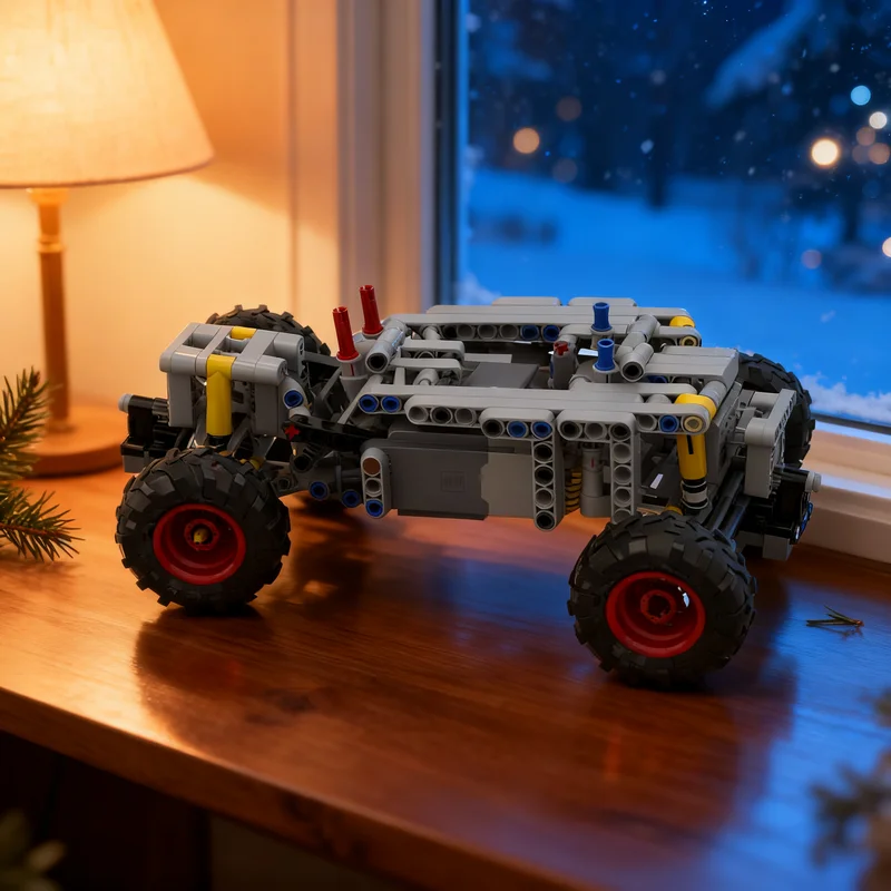 678pcs MOC Trophy Truck RC Model Building Blocks Architecture Art Creative Craft Assemble Education Collection Birthday Brick