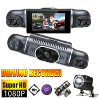 Car Dash Cam 3/4 Lens Channel Driving FHD 1080P Front Left Right Rear With WiFi Night Vision Loop Recording 24H Parking Monitor