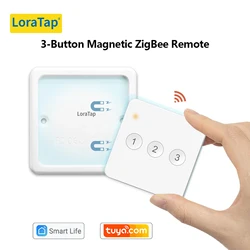 Tuya ZigBee 3.0 Wireless 3 Gang Remote Control Scene Switch Support Smart Life Home Assistant ZigBee2MQTT Automation DIY
