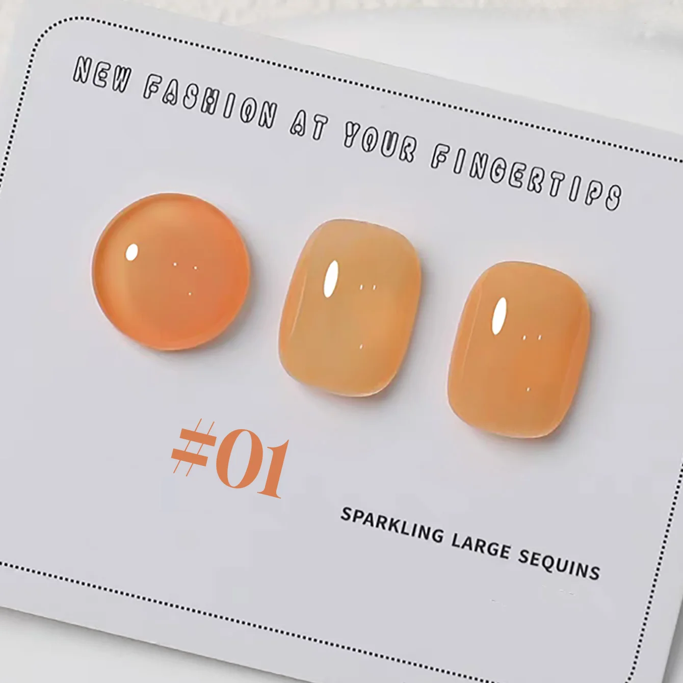 1-6pcs PSK New Macaron Candy Orange Gel Nail Polish Dopamine Ice Transparent Pink Green Blue Yellow Gel Nail Art Nail Supplies