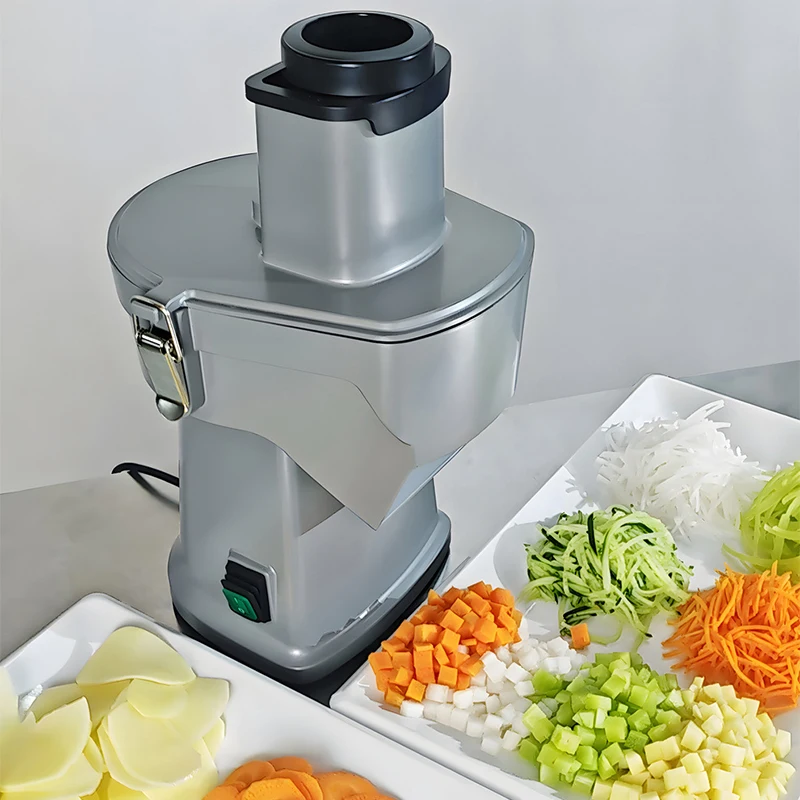 Electric Multi-Function Vegetable Cutter 220V - Home Dicing, Chopping, Slicing & Shredding Processing Machine