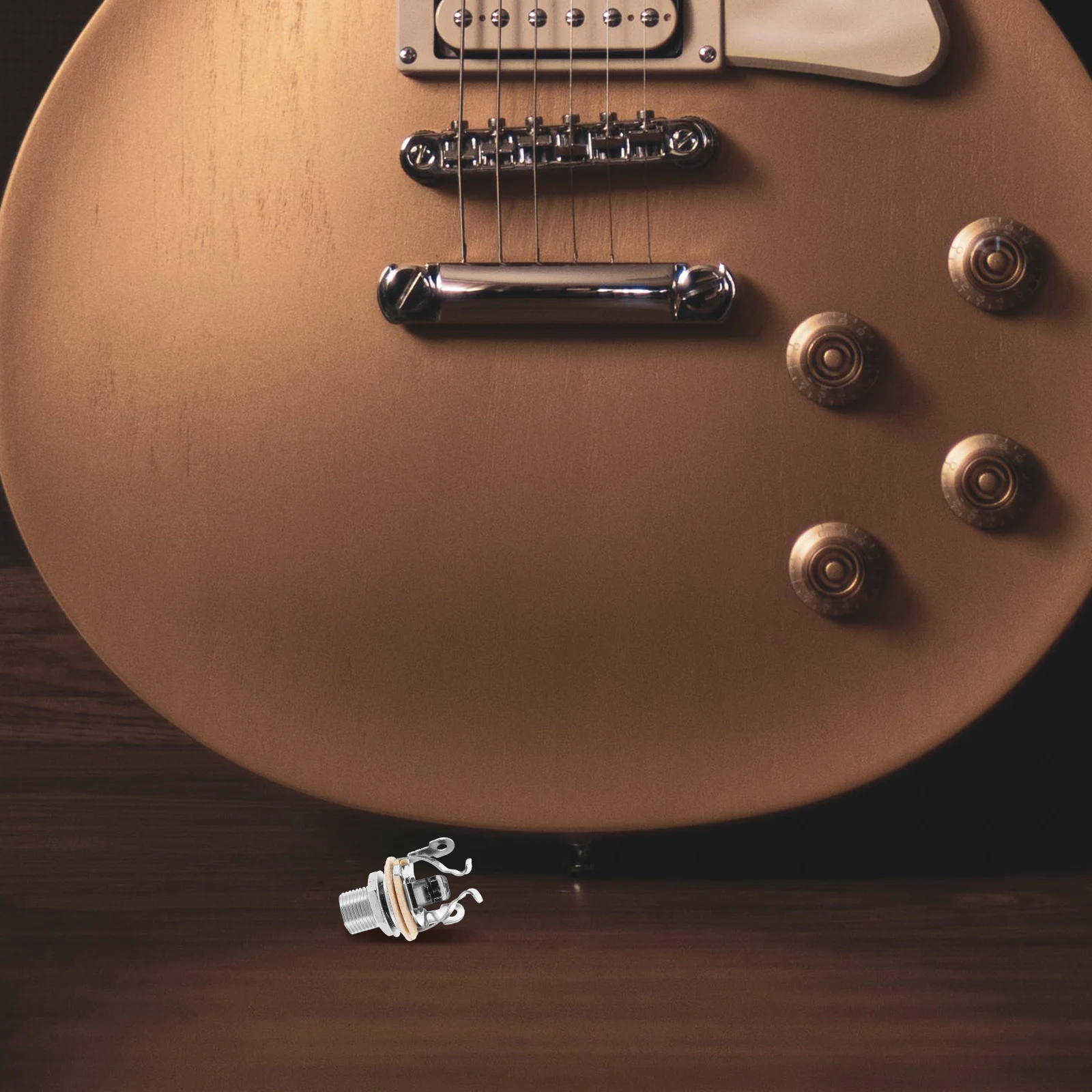 

5Pcs Bass Guitar Output Jack Socket Durable Mono Repair Replacement Instrument Accessories Output Jack