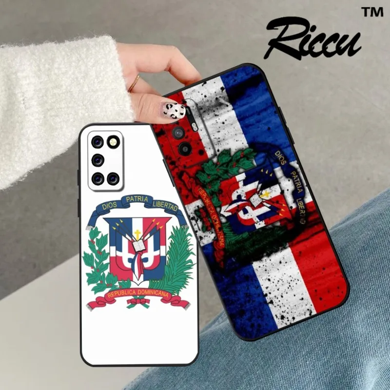 Dominican Republic Flag Phone Case for Oppo A52 A15 A32  A55 A72 A74 A92S A95 ACE2 K9 K9pro Realme C21 FindX3pro FindX3 Cover