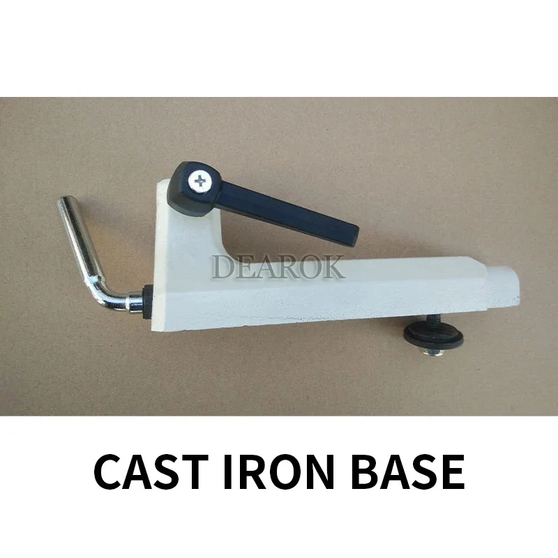 Woodworking lathe tool holder base assembly, cast iron tool holder seat, lathe bracket, homemade lathe DIY lathe accessories