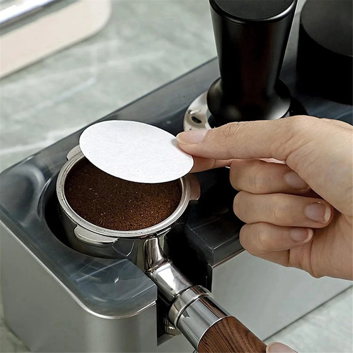 Kertas Saring Kopi AT16, Kertas Saring Kopi Warna Primer untuk Mesin Espresso, Pilihan Ideal untuk Barista dan Pecinta Kopi