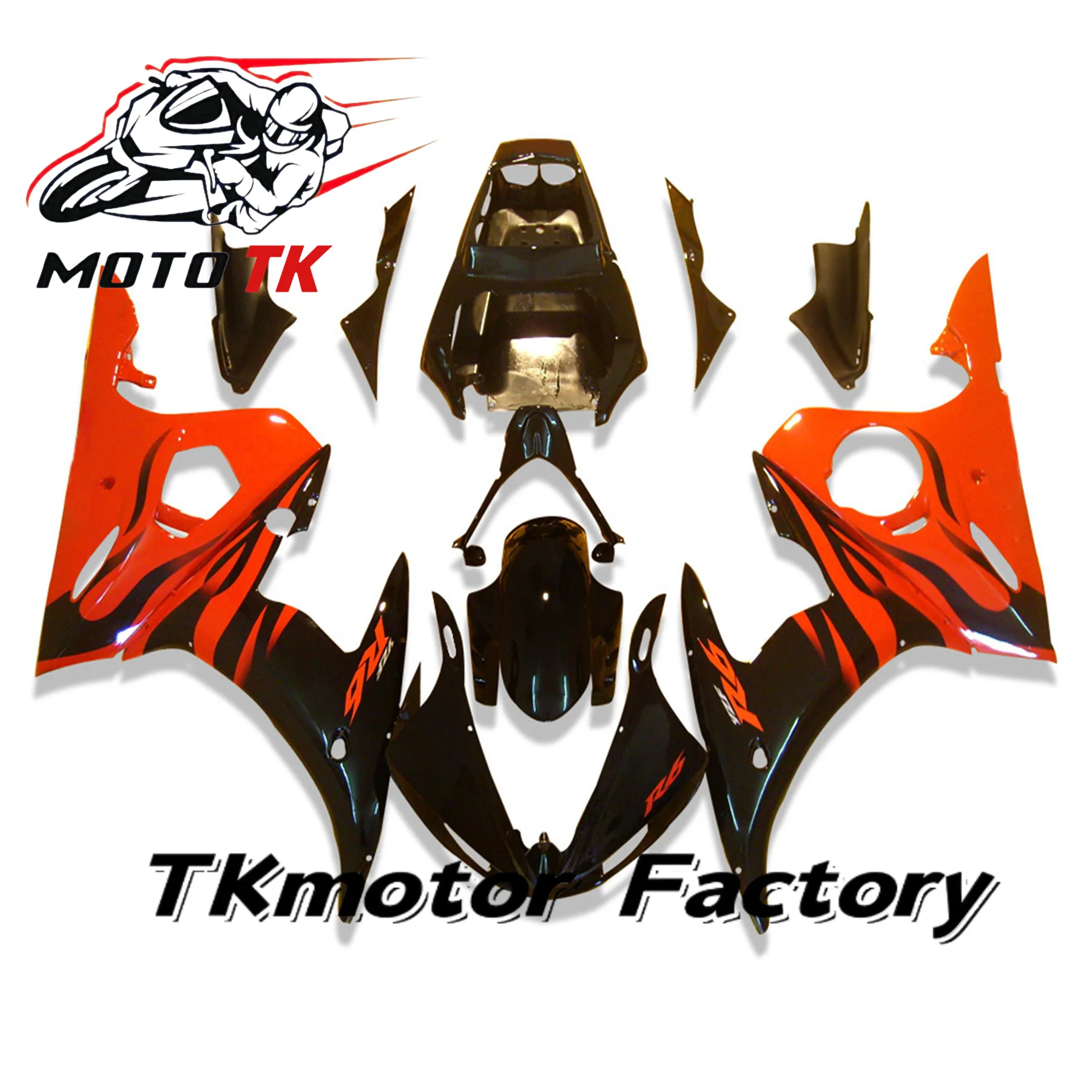 ABS Fairing Set For Yamaha YZF R6 2003-2005 Motorcycle Fairing Kit Injection pour  Molded ABS Plastic Bodywork Full Assembly 04