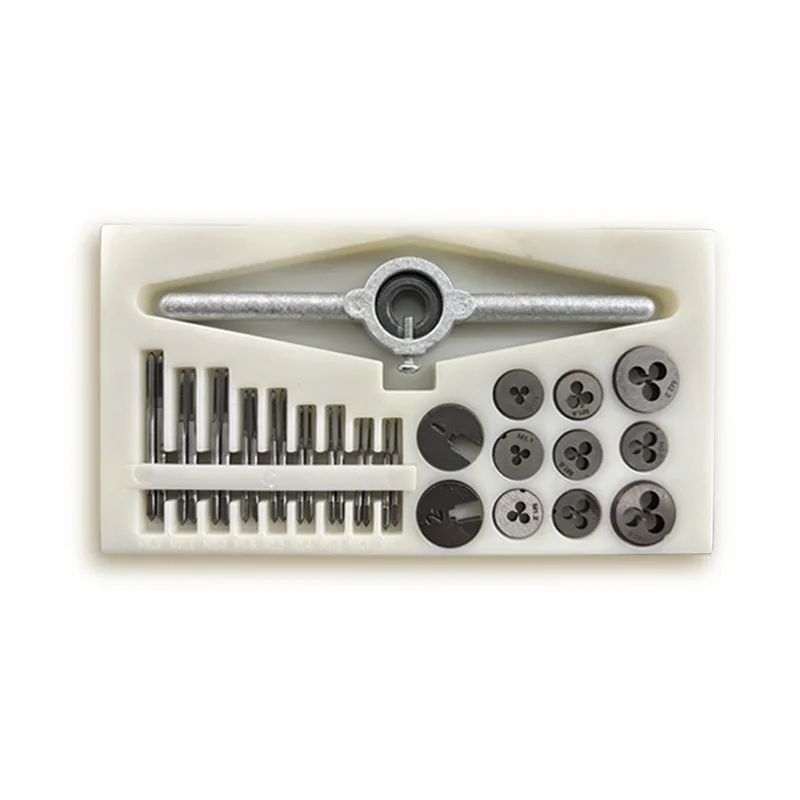 One Box 31Pcs Tap Die Mini Set High Speed Steel Small Thread Tap Wrench Precision Instrument