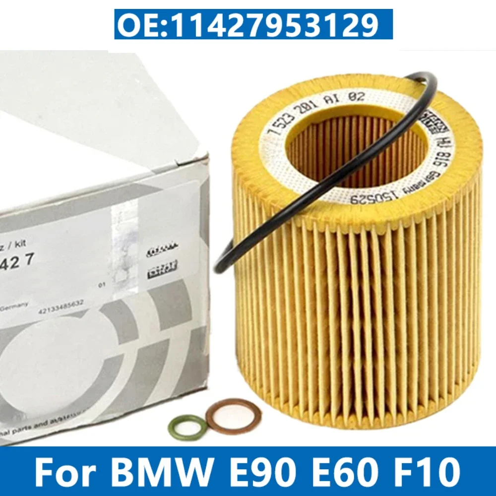 

Car Oil Filter Kit 11427953129 For BMW E60 E70 E90 E91 F30 F34 F02 F10 F15 F20 F25 325i 330 528 730 X1 X3 X5 X6 N52~N55 Engine