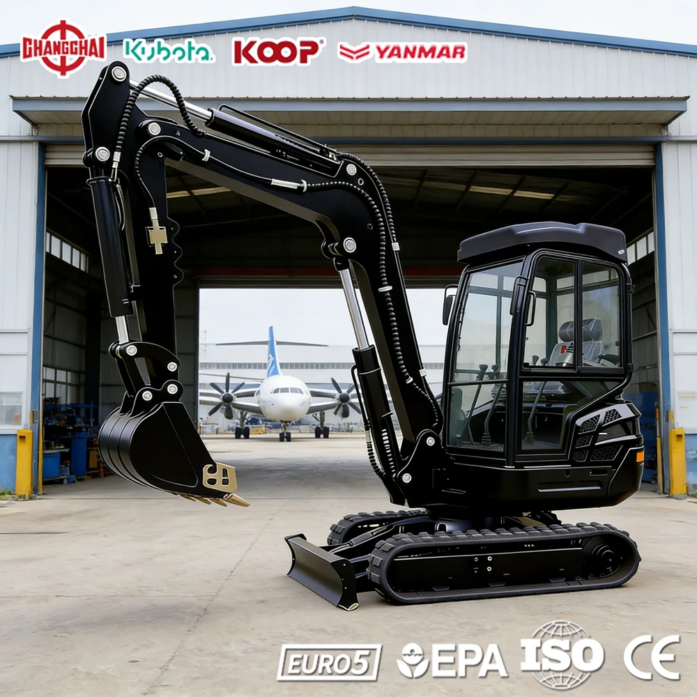 

Мини-экскаватор 1.0 тонны с двигателем Kubota, стандарт Евро-5, быстрая доставка по Европе, сертификат CE. Также в наличии мини-экскаваторы 1.2 тонны и 1.5 тонны, 2.5 тонны.