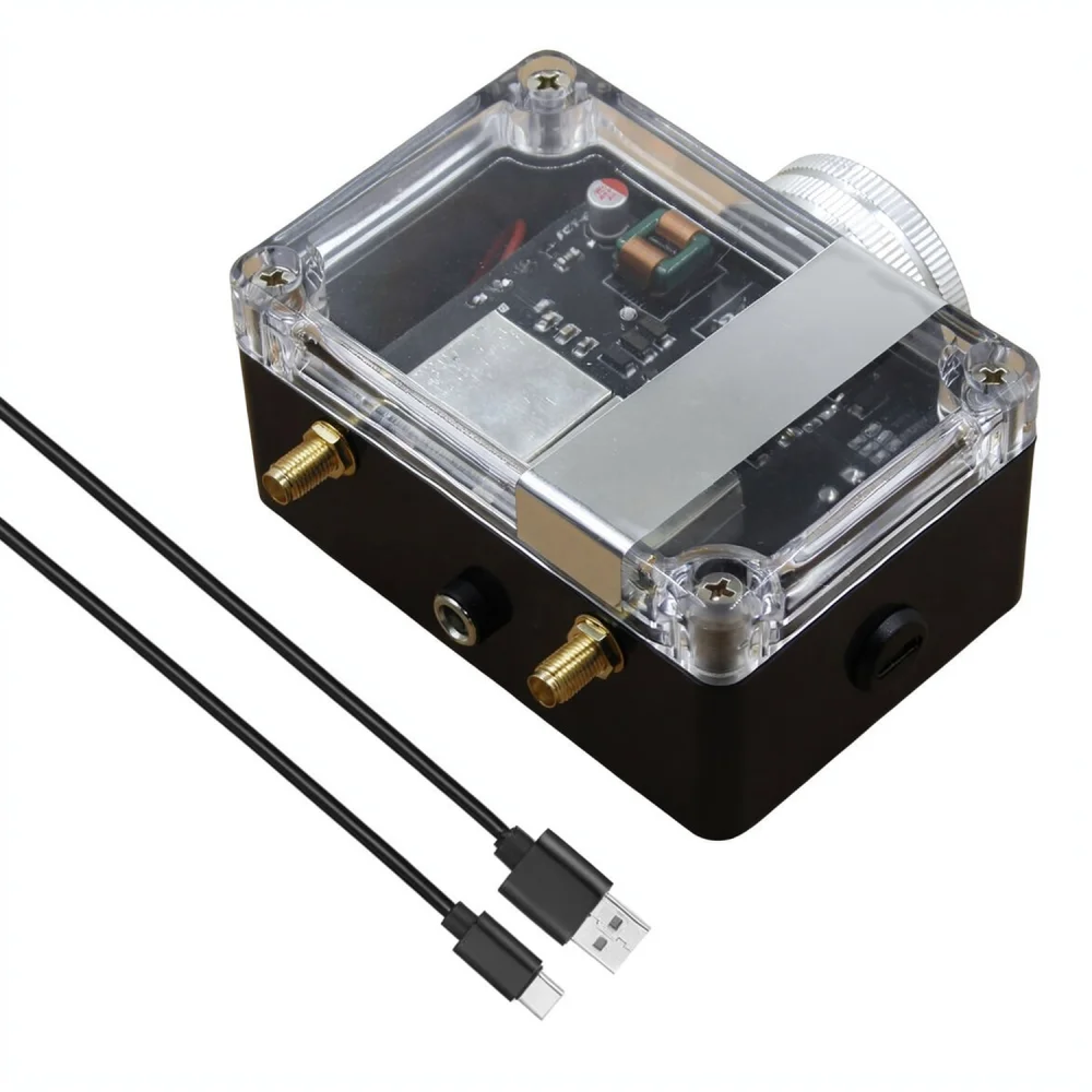 Professional FM Radio Signal Amplifier Frequency Modulation Tuner Booster Low Noise Adjustable Gain Signal Repeater