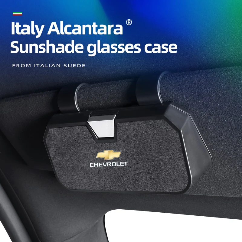 

Автомобильный солнцезащитный козырек, коробка для очков, солнцезащитные очки, зажим для карт, держатель для билетов для Chevrolet Corvette Montana TrailBlazer Silverado Traverse Camar