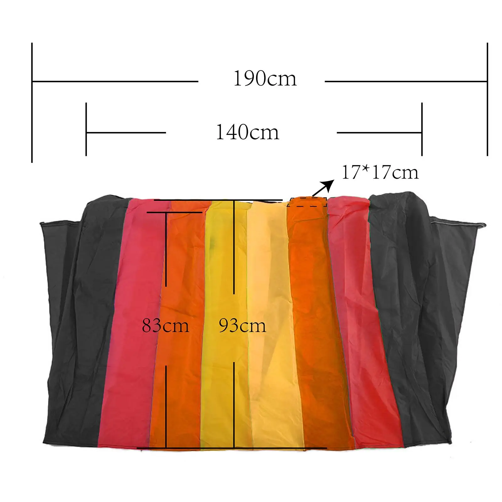 Colorful Parafoils, Easy Toy, Single Line, Large for Beginners Beach Travel