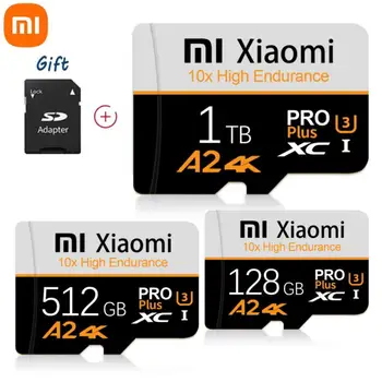 Mijia 샤오미 2TB U3 메모리 카드, 1TB 512GB 마이크로 TF SD 카드, 128GB 256GB U3 V30, 4K 풀 HD TF 메모리 플래시 카드, 전화 및 컴퓨터용 