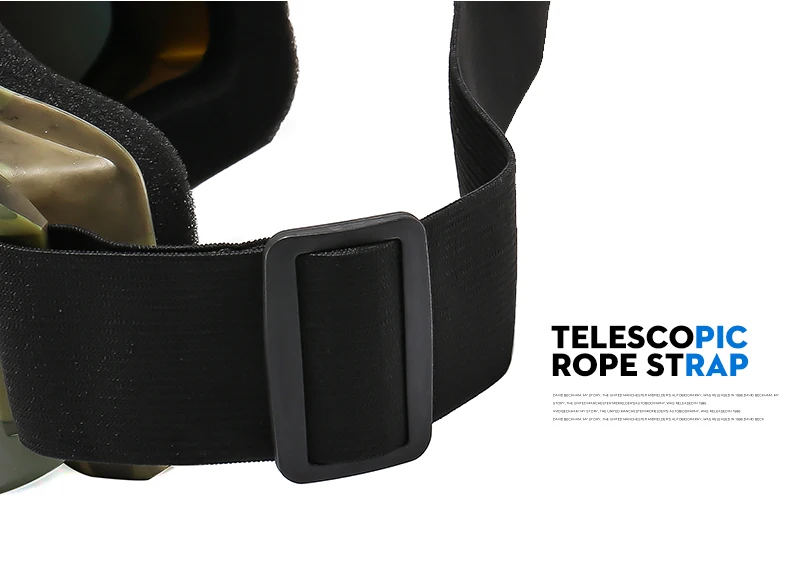 Große Skibrille mit farbigen Gläsern und stoßfesten, blendfreien Gläsern aus Schaumstoff für Outdoor-Sportarten, Snowboarden und Skifahren. – Detail 16