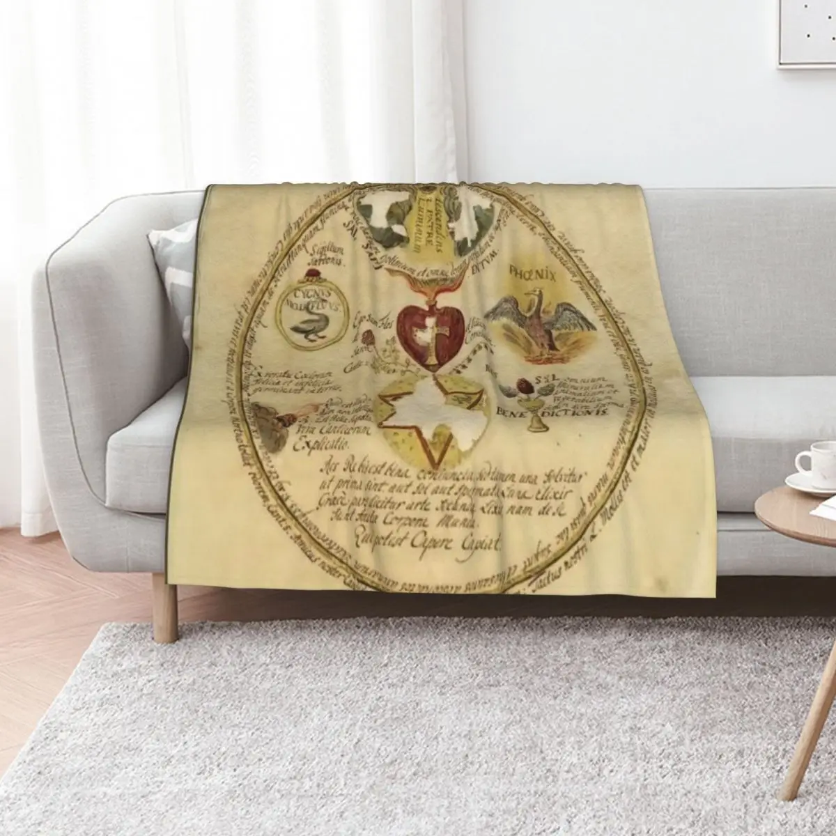 Rosicrucian Alchemy #3 Throw Blanket Luxury sofa bed Bed for babies Kid'S Luxury Thicken Blankets