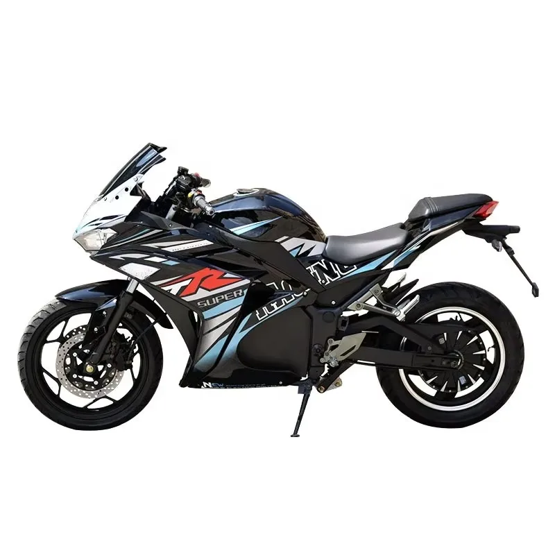 

2025 New Style New RZ 5000W Brushless Motor Electric Racing Motorcycle With 72V Lithium Battery 80km Range Big Wheels