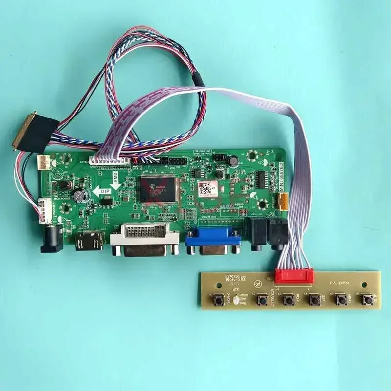 

Плата драйвера контроллера DIY Kit для HT156WXB-100 HB156WX1-100/200 LVDS 40-контактный DVI VGA HDMI-совместимая 1366x768, панель ноутбука 15,6 дюйма