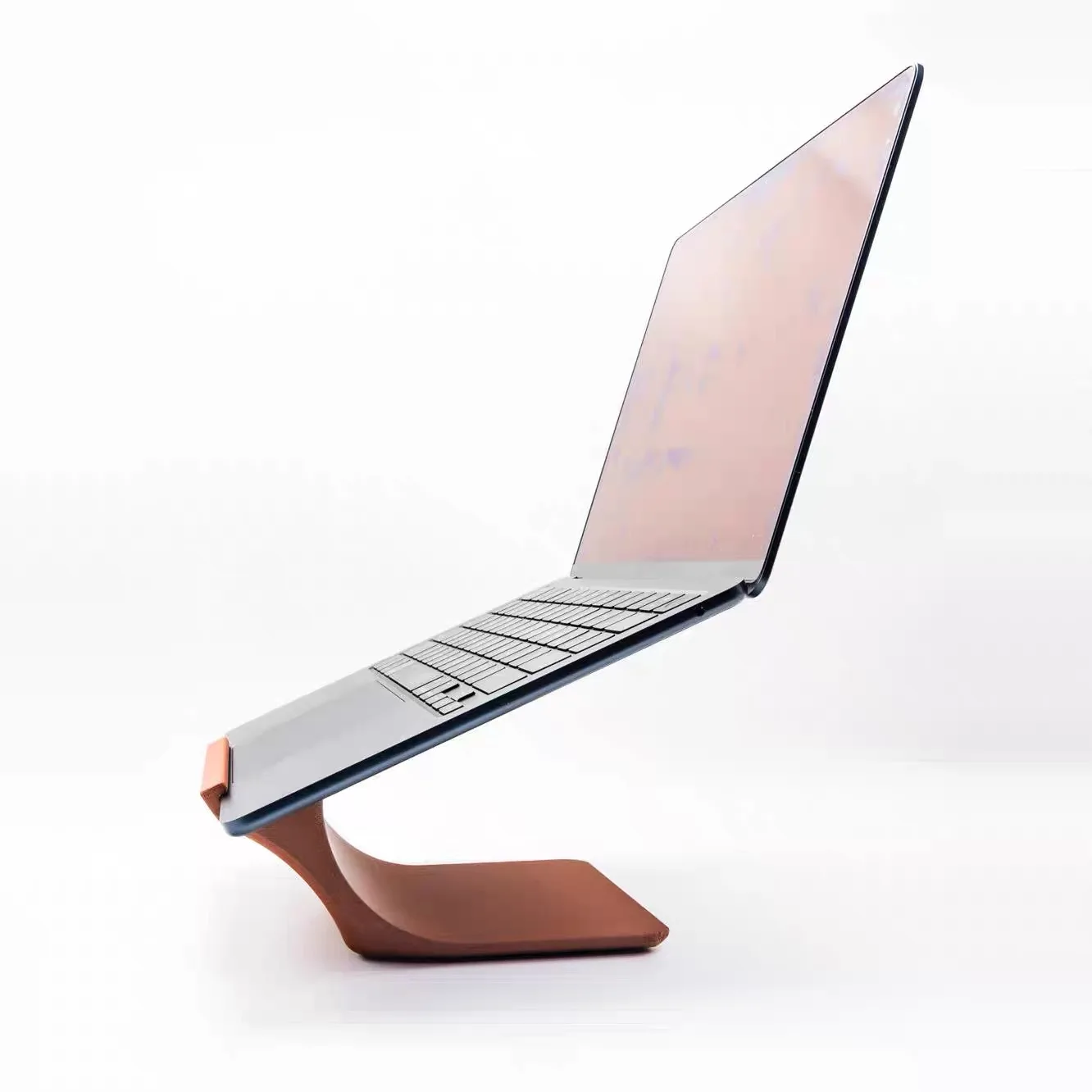 3D printing design, petg carbon fibre, notebook stand supports most laptop models, height-enhancing vertical universal stand