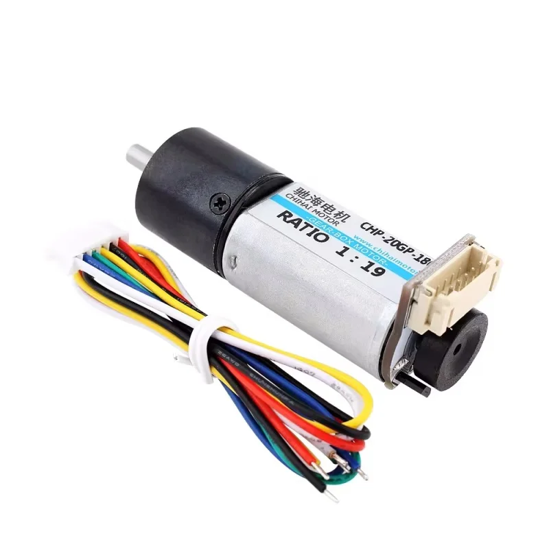 20GP180 DC6V/12V Planetary Gear Motor Full-Metal Gear With Encoder CW/CCW For Intelligent Robot/Curtain/Manipulator
