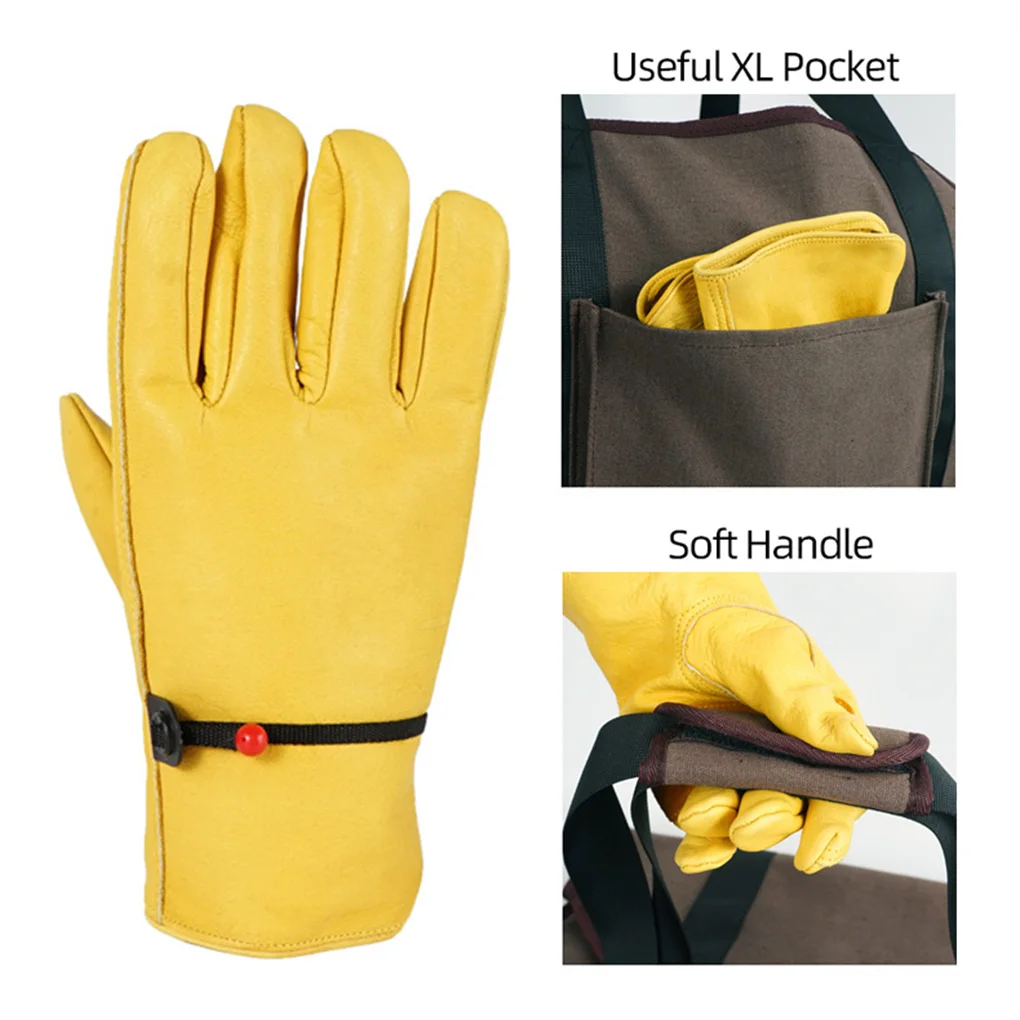 Soft Work Gloves Cowhide Driver Hunting Driving Farm Garden Welding Security Protection Safety Mechanic Working Glove