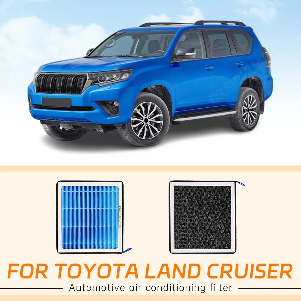 

Автомобильный фильтр кондиционера для Toyota Land Cruiser 2008-2019 2020 2021, салонный фильтр с активированным углем, аксессуары для интерьера
