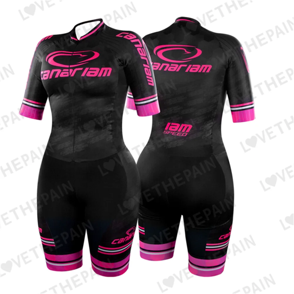 

Костюм для триатлона Canariam: комбинезон-боди для скоростного катания на роликах, велосипедный комбинезон, мужской комбинезон для катания на коньках