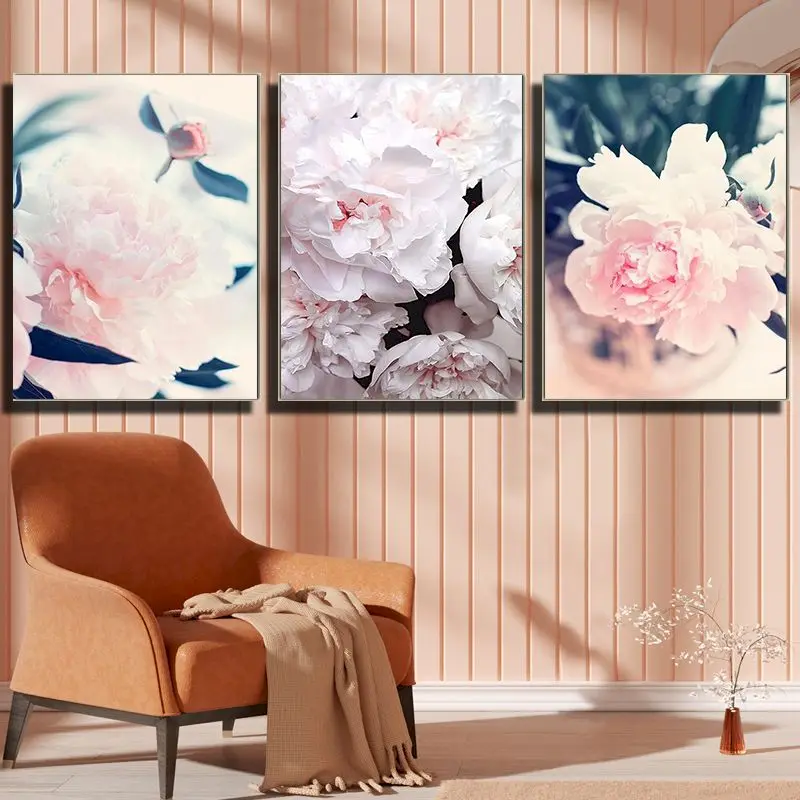 

CHENISTORY Paint By Number Pink Rose Diy Pictures By Numbers Flowers Kits Handpainted Acrylic Painting On Canvas Gift Home Decor