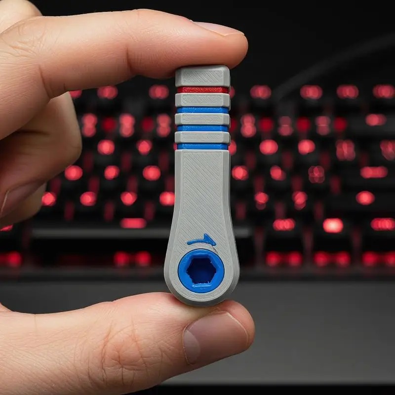 Portable EDC Pocket Ratchet Screwdriver Set Mini 3D Printed Handy Solution for Quick Repairs