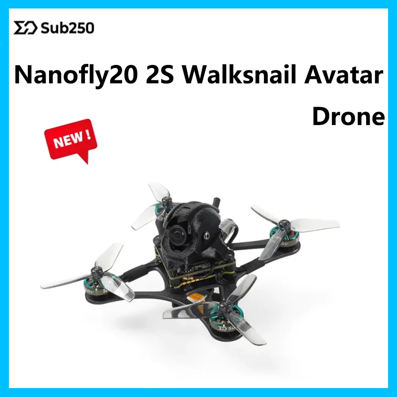 Sub250 Nanofly20 2S 2 Cal 12A FC nowy ulepszony awatar Walksnail 1S z Mini dron FPV Elrs2.4G / TBS Nano RX