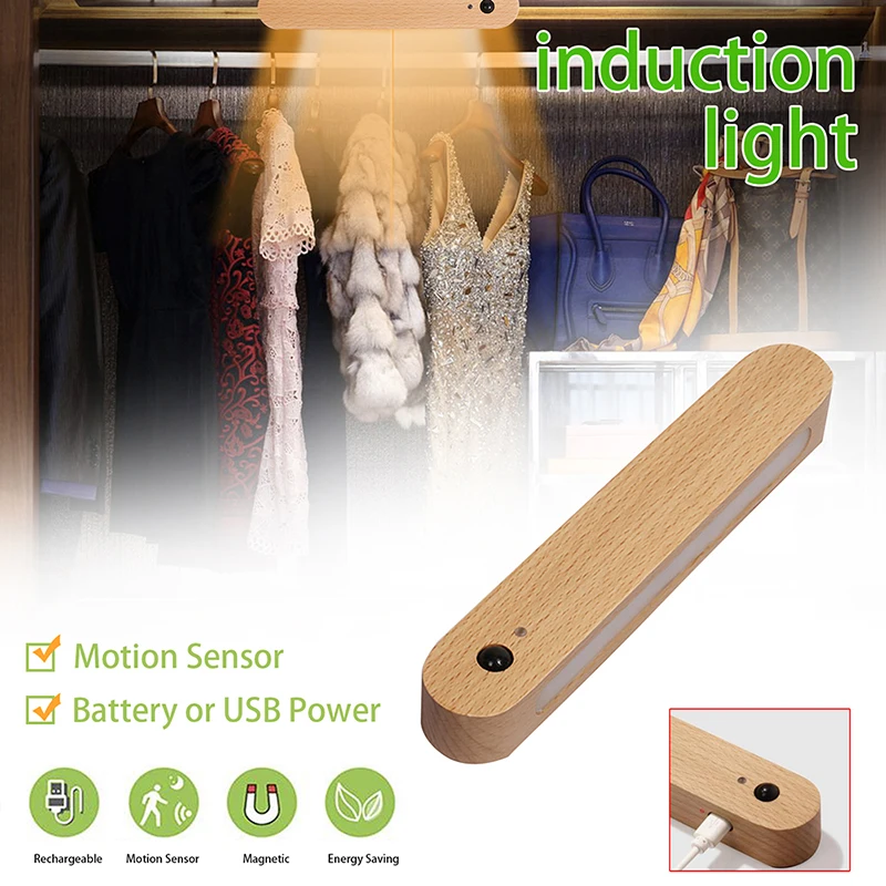 LED Night Light Log Bracket with Infrared Sensor, Reading Desk Lamp, Absorption Bracket, Lighting Lamp for Student, School Use