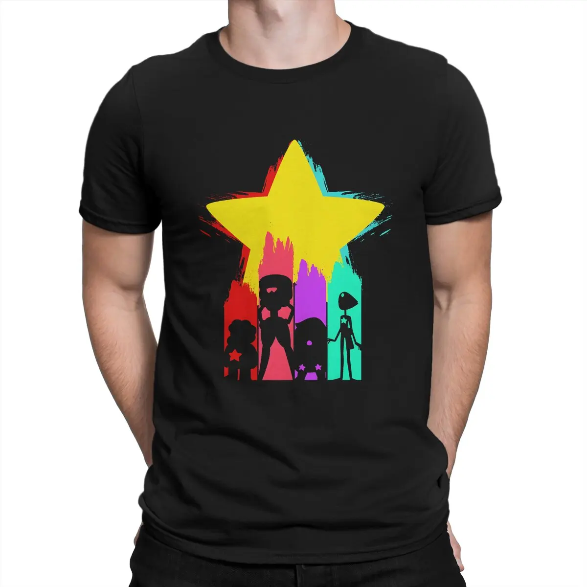 

Men Steven Star T Shirt Steven Universe 100% Cotton Clothing Novelty Short Sleeve Crewneck Tee Shirt Unique T-Shirt