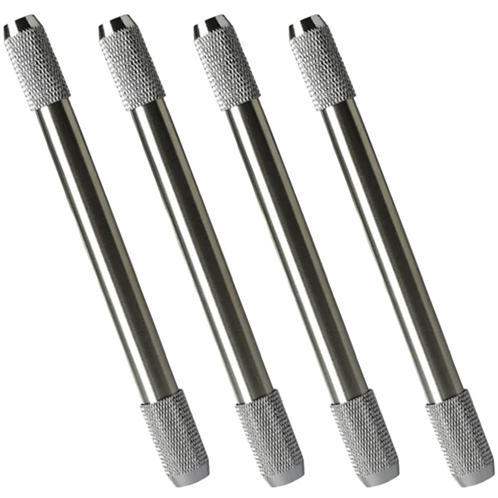 4 Pcs Double Head Pencil Extender Metal Art Supplies Sketch Extender Drawing Tool Lengthen Holder Short Pencil Holder Canvas