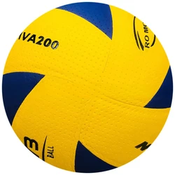 Pu hochwertige leder mikro faser volleyball soft volleyball mva200 trainings ball spike ball volleyball set