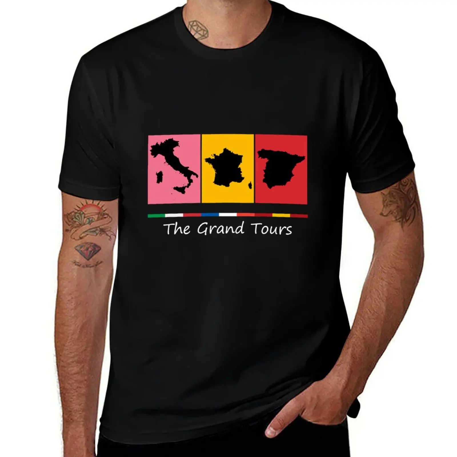 

Grand Tours Countries v2 T-Shirt t shirt man designer g man t shirts for men anime tshirt T-Shirt