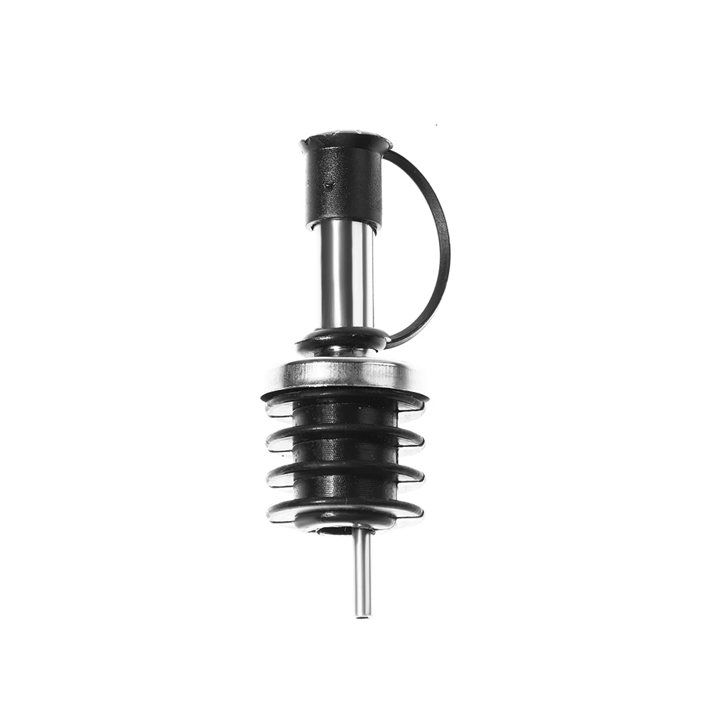 1/3Pcs Oil Bottle Stopper Rubber Lock Plug Seal Leak-proof Stainless Steel Nozzle Sprayer Liquor Dispenser Wine Pourer Barware