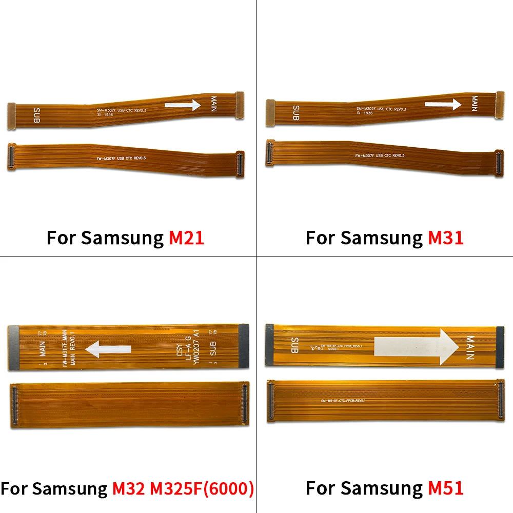 Great Main Flex Cable For Samsung M21 M31 M32 M51  Connect Mainboard To LCD Screen Ribbon