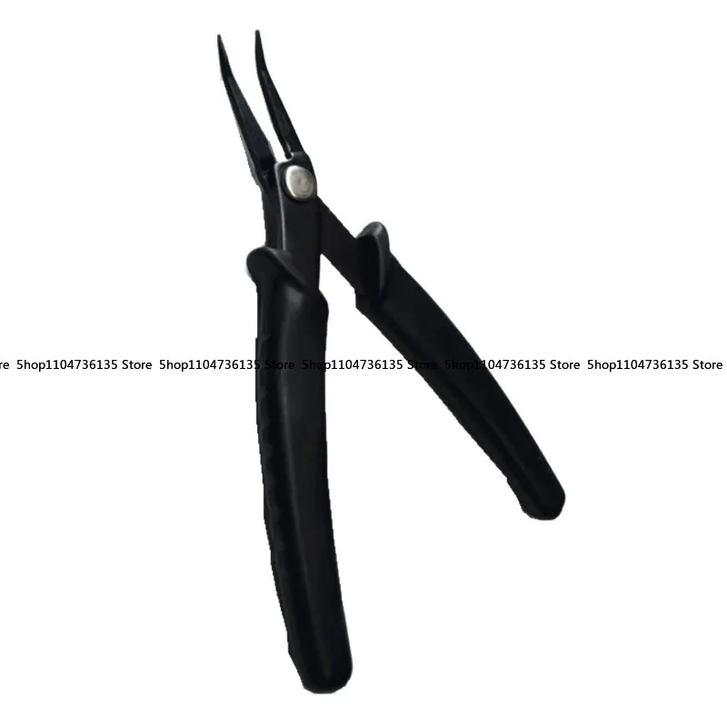 Badminton Racket, Tennis Racket Threading Tool, Curved Nose Pliers, Black - view 4