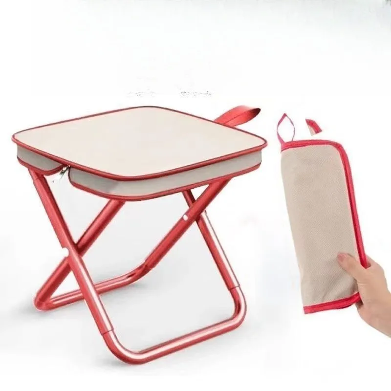 

Outdoor Folding Stool Portable Fishing Chair Train Mazar Stool Camping Chair Folding Chair Pencil Case Mazar