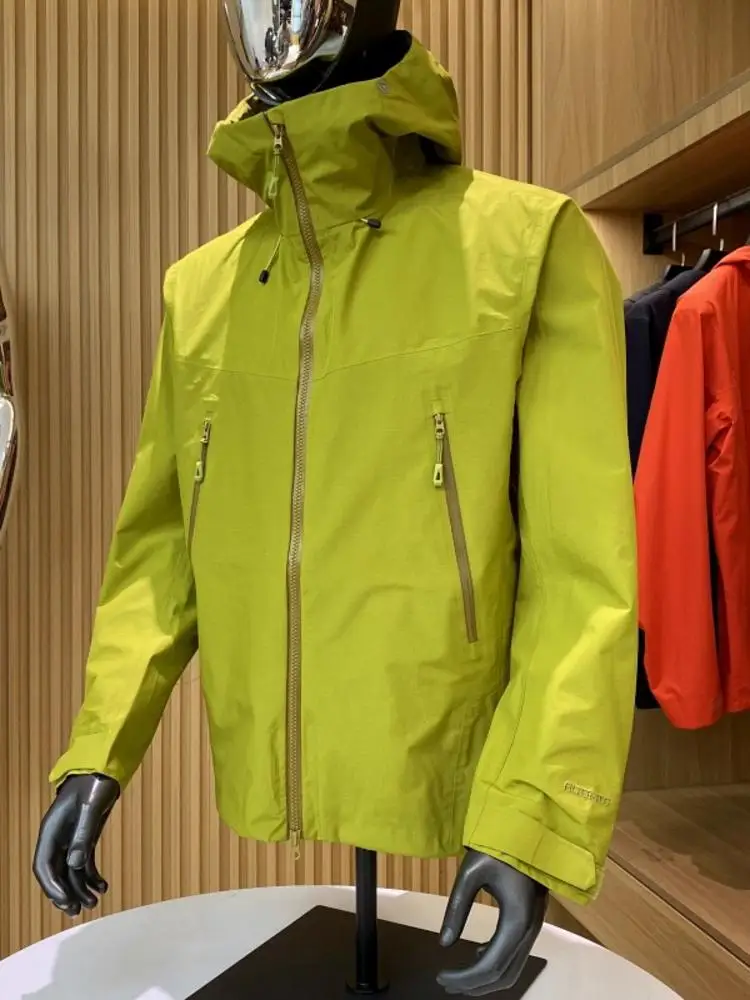 

Outdoor Windproof Fabric Hooded Jaet New Autumn Men's Faion Youth Outdoor Clothing Couples Sle Stand Fit Jaet