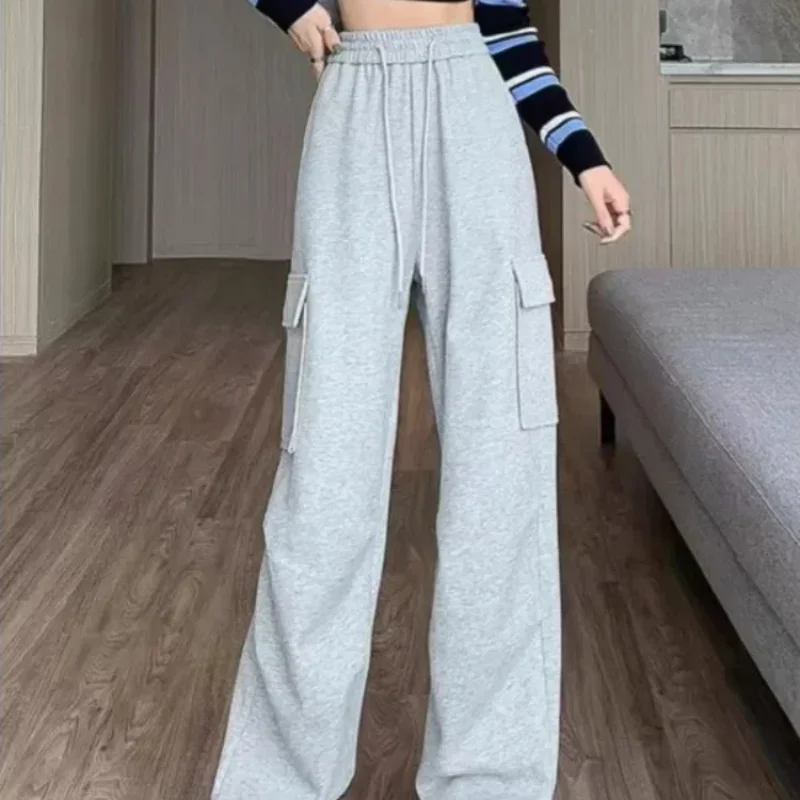 

High Waist New In Baggy Pants for Women Loose Woman Trousers Vintage All Medium Trends 2024 Y2k Streetwear G Elastic 90s Casual