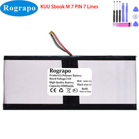 New 7.6V 5000mAh KUU Sbook M Notebook Laptop Battery 7 PIN 7 Wire Plug Tools