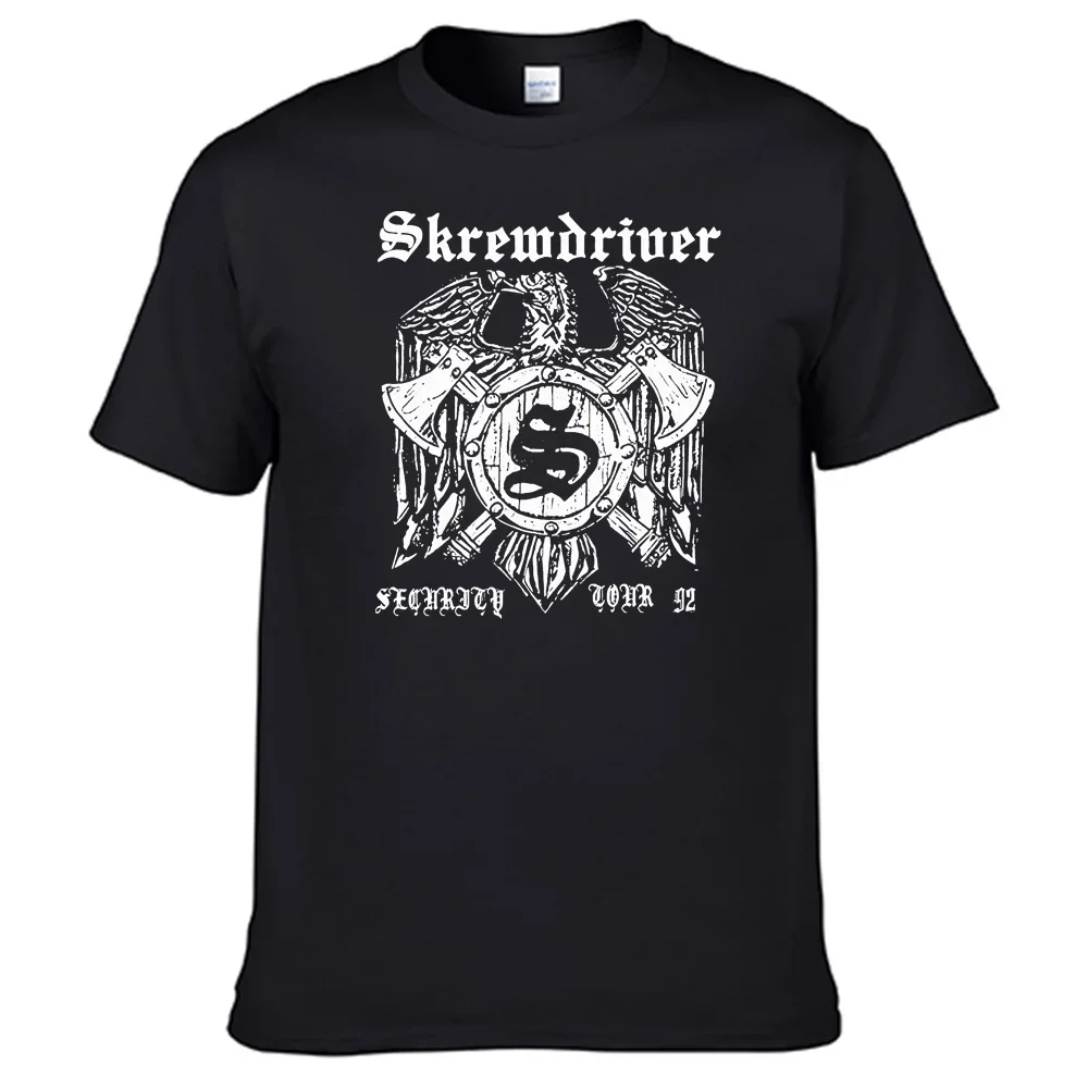 Band Skrewdrivers T Shirt 100% Cotton Men Shirt N010