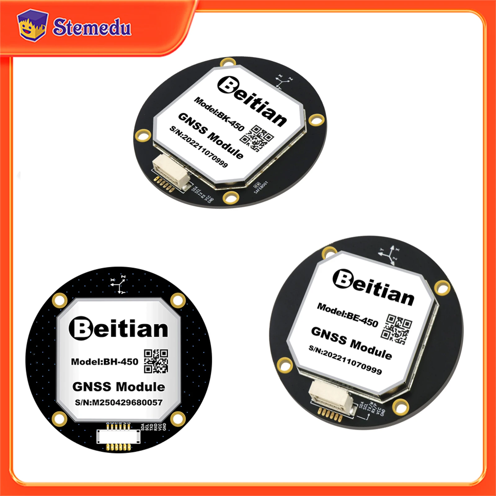 

Beitian BK-450 BE-450 BH-450 GPS Module Compass Antenna GNSS Receiver GPS+BDS+Galileo +SBAS+QZSS Drone Flight Positioning