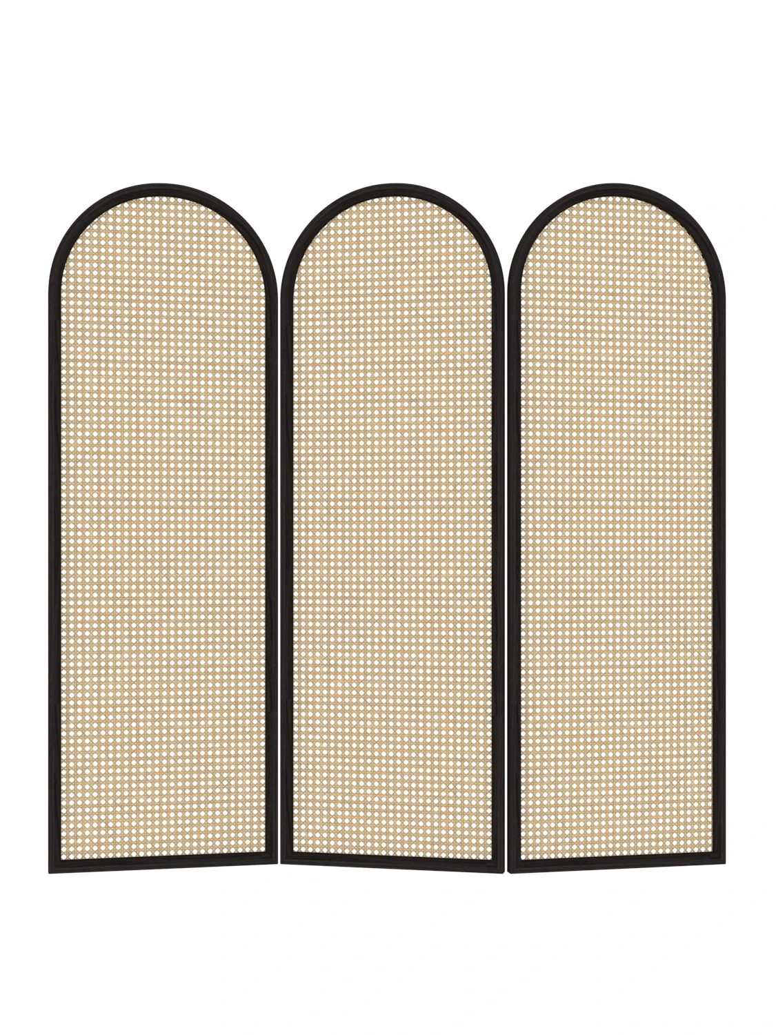 

Japanese style rattan woven solid wood screen partition living room, hotel, and homestay simple folding entry