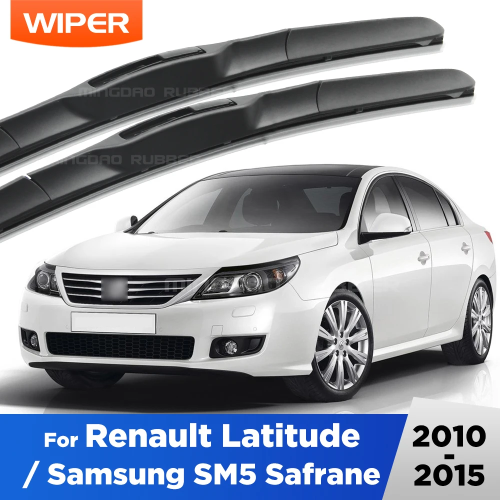 CREATROAD limpiaparabrisas delantero para Renault Latitude/Samsung SM5 Safrane 2010-2015 2011 cepillo de ventana de parabrisas 24 "16"