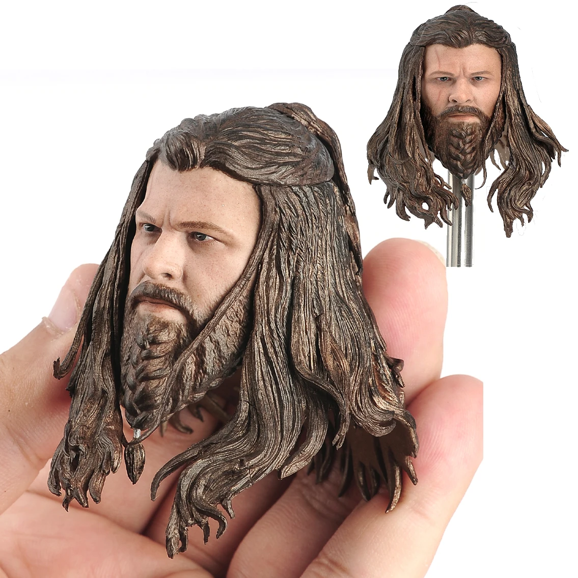 1/6 Quy Mô Thor 8.0 Mỡ Người Viking Chris Hemsworth Đầu Điêu Khắc Phù Hợp Với 12 ''Nóng Đồ Chơi Nhân Vật Hành Động