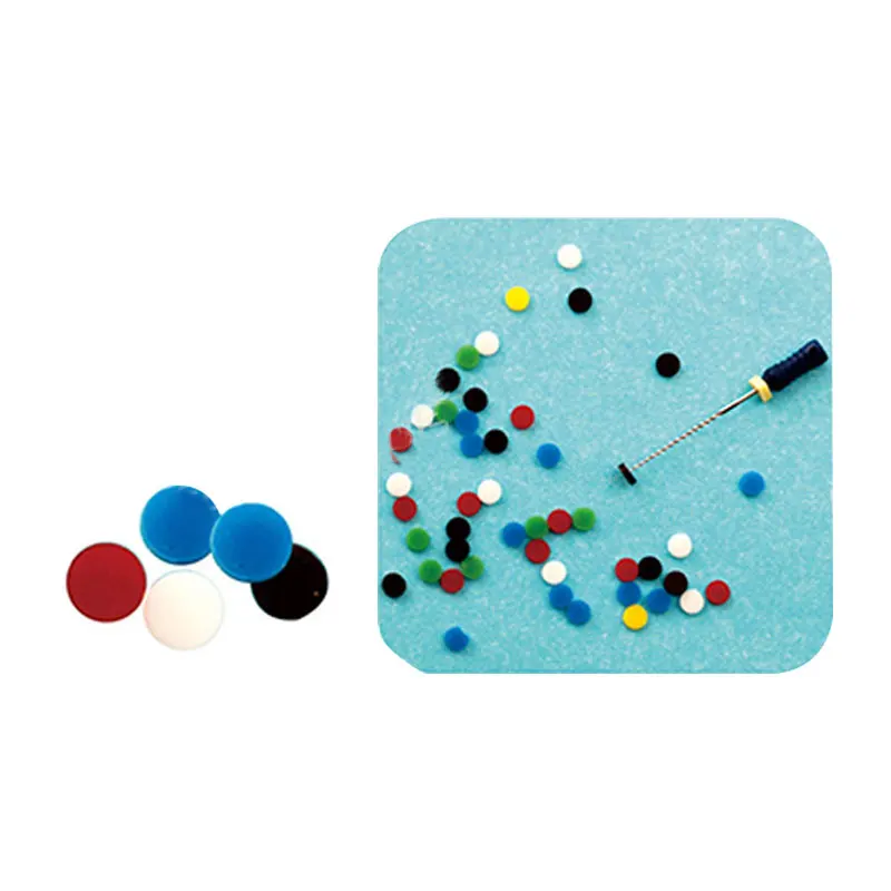 100pcs Dental Endo File Silicone Stops Ring Code Autoclavable Root Canal File Markers for Sterilization Length Gauge