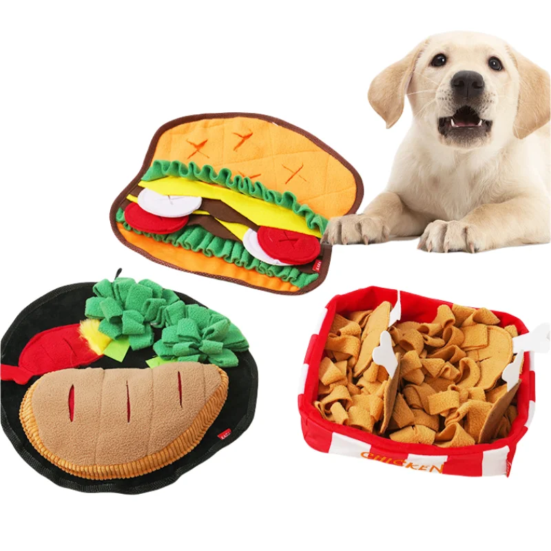 

Dog Sniffing Pad Tibetan Food Toys Smelling Blanket Blanket Since Hi Divert Oneself Consume Energy Puzzle Leak Food Pet Dogs Toy